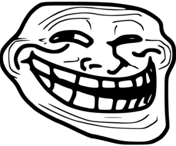 This is an image of troll face